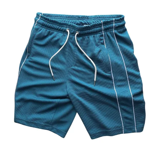 Quần Short Nam - Quần Đùi Nam Chất Liệu Vải Music Phối Sọc 2 Bên (Size Từ M - 2XL)