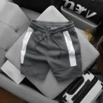 Quần Short Nam - Quần Đùi Nam - Quần Nam Chất Liệu Vải Cá Sấu Karo Phối 2 Màu Trẻ Trung Năng Động (Size Từ M - XXL)
