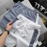 Quần Short Nam - Quần Đùi Nam - Quần Nam Chất Liệu Vải Cá Sấu Karo Phối 2 Màu Trẻ Trung Năng Động (Size Từ M - XXL)