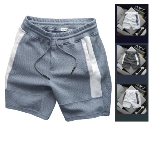 Quần Short Nam - Quần Đùi Nam - Quần Nam Chất Liệu Vải Cá Sấu Karo Phối 2 Màu Trẻ Trung Năng Động (Size Từ M - XXL)