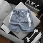 Quần Short Nam - Quần Đùi Nam - Quần Nam Chất Liệu Vải Cá Sấu Karo Phối 2 Màu Trẻ Trung Năng Động (Size Từ M - XXL)