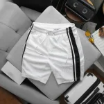 Quần Short Thun Nam Phối Sọc Hai Bên Quần Có Big Size
