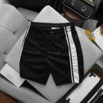 Quần Short Thun Nam Phối Sọc Hai Bên Quần Có Big Size