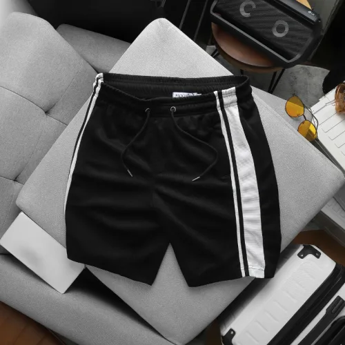 Quần Short Thun Nam Phối Sọc Hai Bên Quần Có Big Size