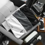 Quần Short Thun Nam Thêu Nổi Logo Chữ (Size Từ 50-80kg)