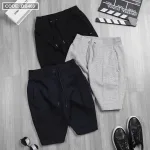 Quần Short Nam Thun Nỉ Thêu Logo Chữ M Cao Cấp