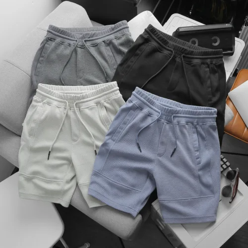 Quần Short Thun Nam Viền Sọc Ngang New Basic