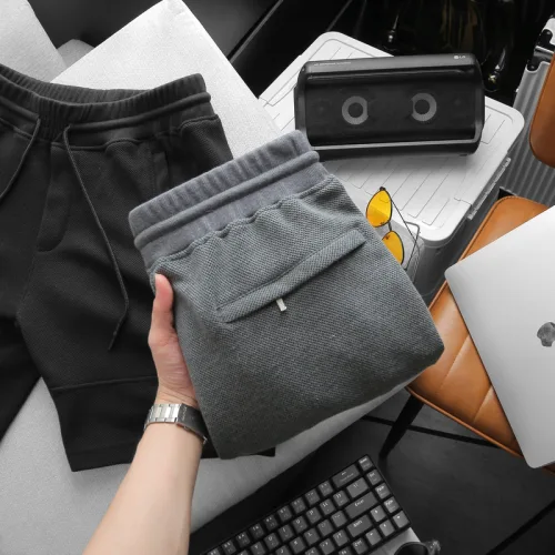 Quần Short Thun Nam Viền Sọc Ngang New Basic