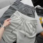 Quần Short Thun Nam Viền Sọc Ngang New Basic