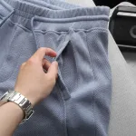 Quần Short Thun Nam Viền Sọc Ngang New Basic
