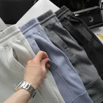 Quần Short Thun Nam Viền Sọc Ngang New Basic