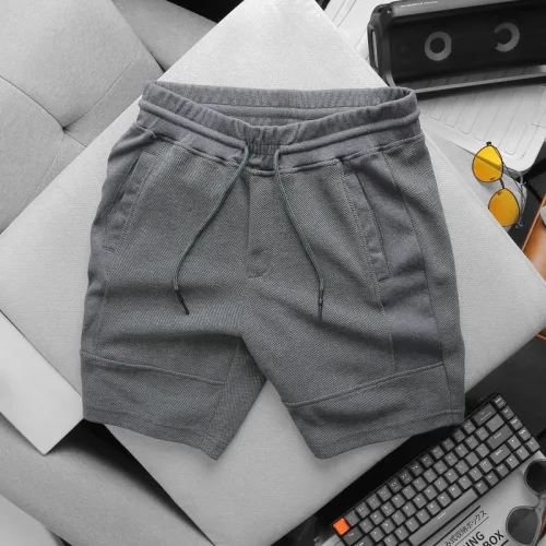 Quần Short Thun Nam Viền Sọc Ngang New Basic