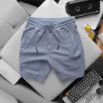 Quần Short Thun Nam Viền Sọc Ngang New Basic