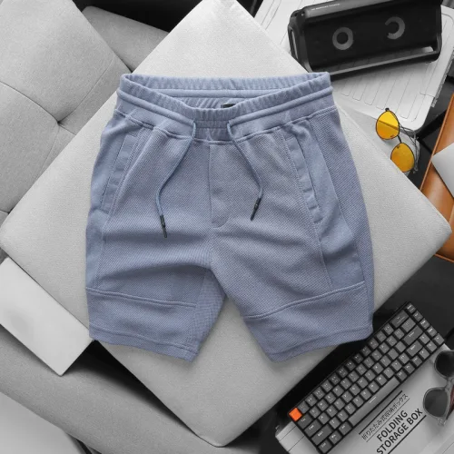 Quần Short Thun Nam Viền Sọc Ngang New Basic