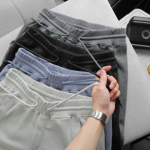 Quần Short Thun Nam Viền Sọc Ngang New Basic
