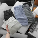 Quần Short Thun Nam Viền Sọc Ngang New Basic
