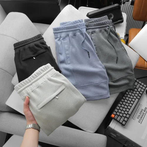 Quần Short Thun Nam Viền Sọc Ngang New Basic