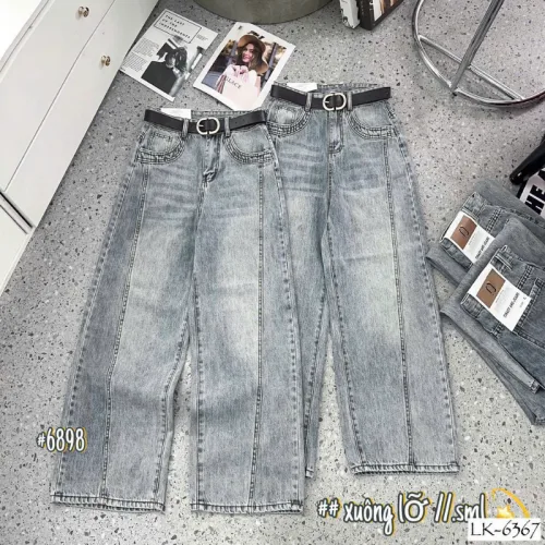 Quần Suông Nữ - Quần Jeans Suông Rách Nữ Chất Liệu Vải Dày Mềm Không Co Giãn - Nhiều Mẫu Đẹp