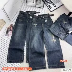 Quần Suông Nữ - Quần Jeans Suông Rách Nữ Chất Liệu Vải Dày Mềm Không Co Giãn - Nhiều Mẫu Đẹp