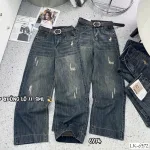 Quần Suông Nữ - Quần Jeans Suông Rách Nữ Chất Liệu Vải Dày Mềm Không Co Giãn - Nhiều Mẫu Đẹp