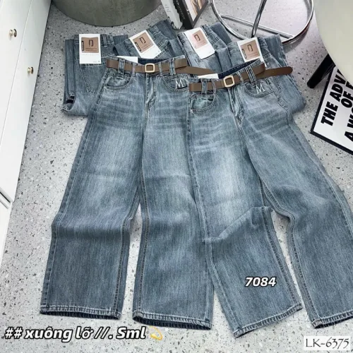 Quần Suông Nữ - Quần Jeans Suông Rách Nữ Chất Liệu Vải Dày Mềm Không Co Giãn - Nhiều Mẫu Đẹp