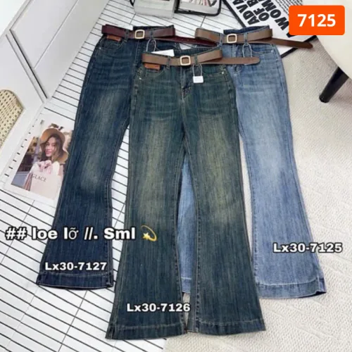 Quần Suông Nữ - Quần Jeans Suông Rách Nữ Chất Liệu Vải Dày Mềm Không Co Giãn - Nhiều Mẫu Đẹp