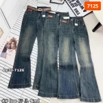 Quần Suông Nữ - Quần Jeans Suông Rách Nữ Chất Liệu Vải Dày Mềm Không Co Giãn - Nhiều Mẫu Đẹp