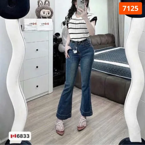 Quần Suông Nữ - Quần Jeans Suông Rách Nữ Chất Liệu Vải Dày Mềm Không Co Giãn - Nhiều Mẫu Đẹp