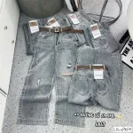 Quần Suông Nữ - Quần Jeans Suông Rách Nữ Chất Liệu Vải Dày Mềm Không Co Giãn - Nhiều Mẫu Đẹp