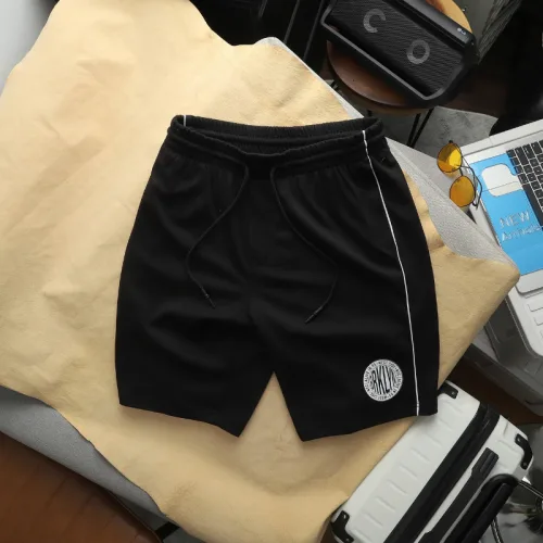 Quần Thun Nam - Quần Short Nam Lưng Thun In Logo Phối Sọc 2 Bên Có Big Size