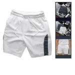 Quần Thun Nam - Quần Short Nam Lưng Thun Đươc Phối Sọc Màu Bền Đẹp Có Big Size