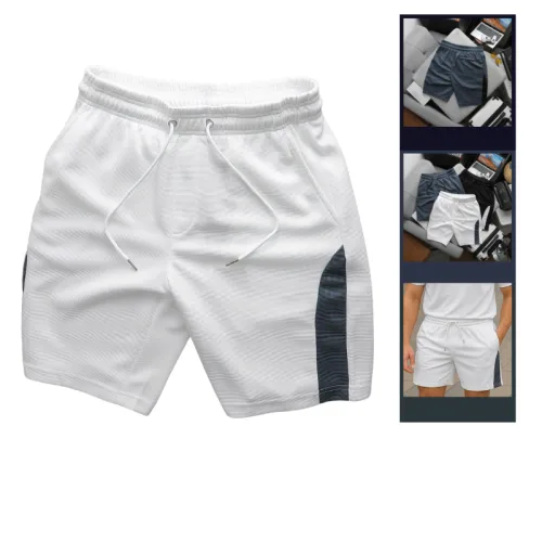 Quần Thun Nam - Quần Short Nam Lưng Thun Đươc Phối Sọc Màu Bền Đẹp Có Big Size