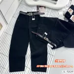 Quần Thụng Nữ - Quần Jeans Thụng - Quần Thụng Kaki Nữ Rách Túi Chất Liệu Vải Dày Mềm Không Co Giãn