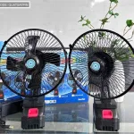 Quạt Sắt Pin Xoay Được