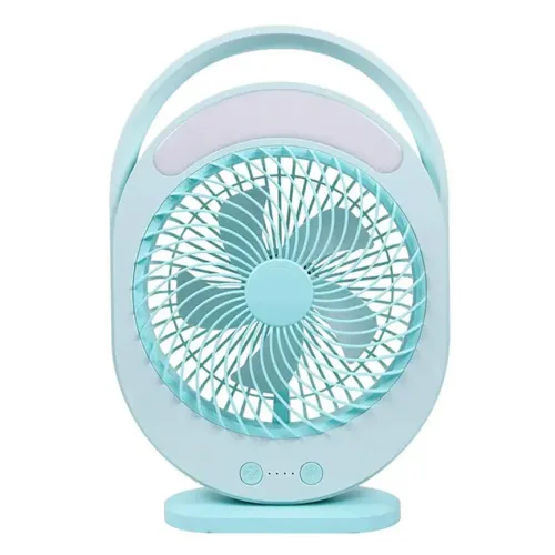 Quạt tích điện F0336 tích hợp đèn LED
