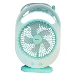 Quạt tích điện F0336 tích hợp đèn LED