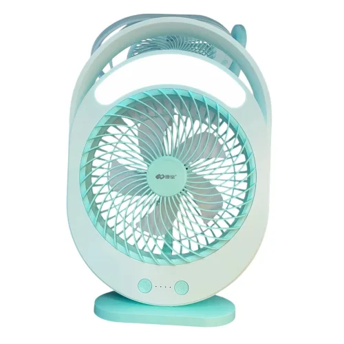 Quạt tích điện F0336 tích hợp đèn LED
