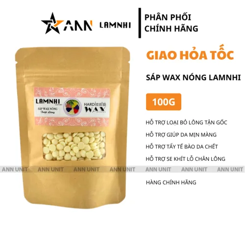 Sáp wax nóng Lamnhi cho phép chia phần theo từng vùng