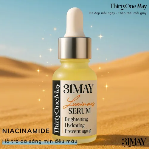 Serum 31May luminous: chọn lượng và xếp bước ra sao?