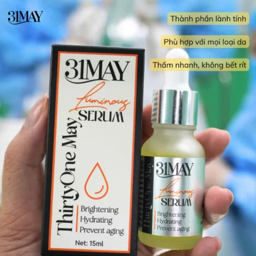 Seeum Dưỡng Sáng Da Đều Màu 31May Luminous 15ml - Tinh Chất Dưỡng Da Thirty One May