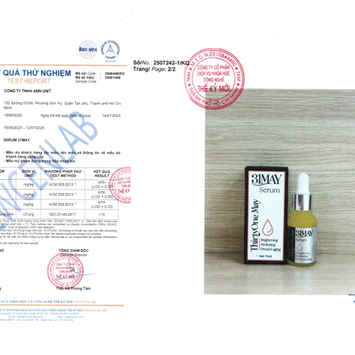 Đặt serum đúng vị trí trong chu trình