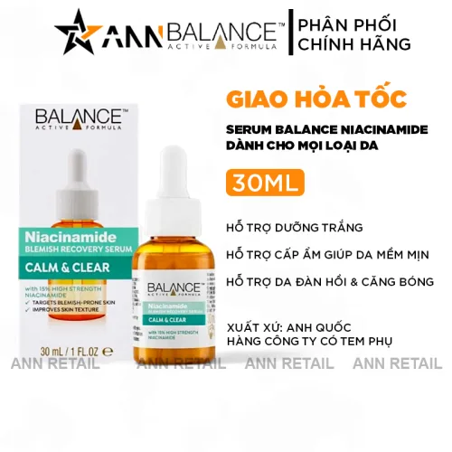 Tinh chất Balance Active Formula Niacinamide 15% 30ml
