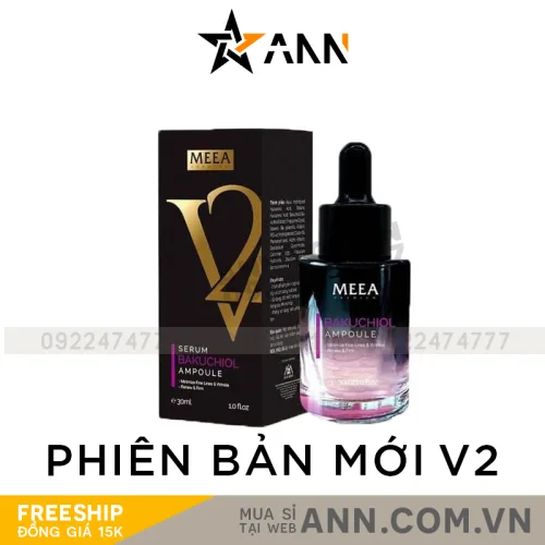 Tinh chất Bakuchiol Ampoule V2 Meea Origin phiên bản mới 30ml