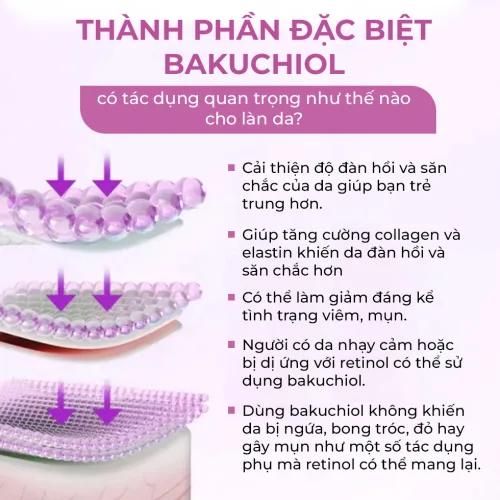 Tinh chất Bakuchiol Ampoule V2 Meea Origin phiên bản mới 30ml