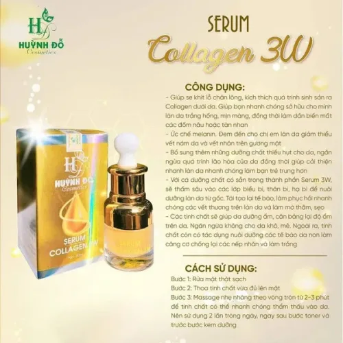 Sỉ serum Giảm Nám Collagen 3W Huỳnh Đỗ