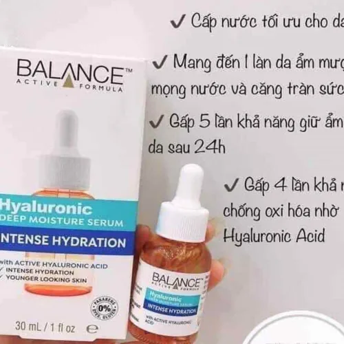 Đánh giá serum Hyaluronic Acid Balance Active Formula 30ml Dành Cho Da Khô