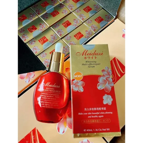 Serum Meiduzi Plus Truyền Trắng Nhật Bản 40ml Cao Cấp - Hỗ Trợ Da Mụn Cải Thiện Lão Hóa Da