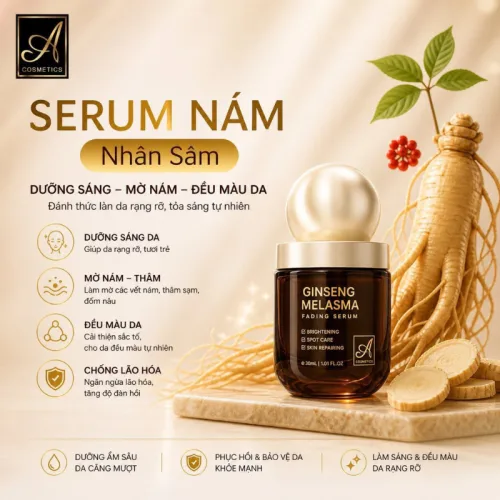 Sỉ serum Nám A Ginseng Melasma Fading Serum Cosmetic Phương Anh 35ml - Serum A Mỹ Phẩm Phương Anh - Phiên Bản Mới