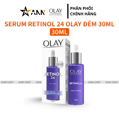 Tinh chất Olay Retinol 24 Night Serum, 30 ml