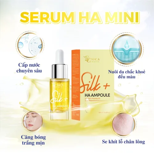 Phân phối serum Sica White HA Ampoule Size Trung 15ml